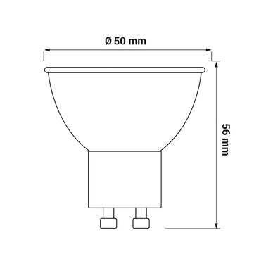 Żarówka LED GU10 5W 365lm 3000K ściemnialna TRIAC 5