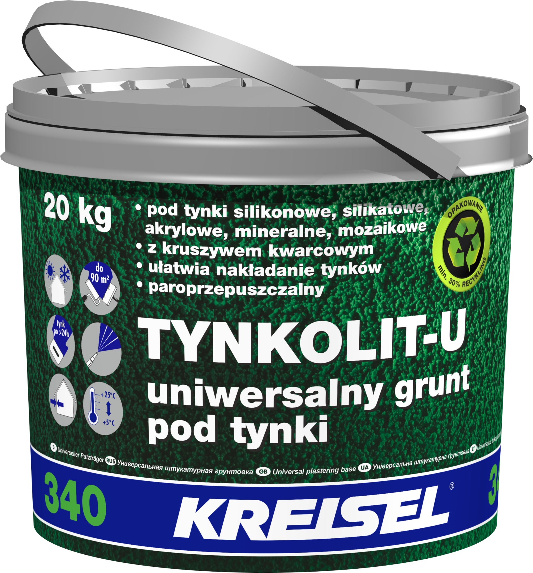 Grunt pod tynki uniwerslany Tynkolit-U 340 7 kg