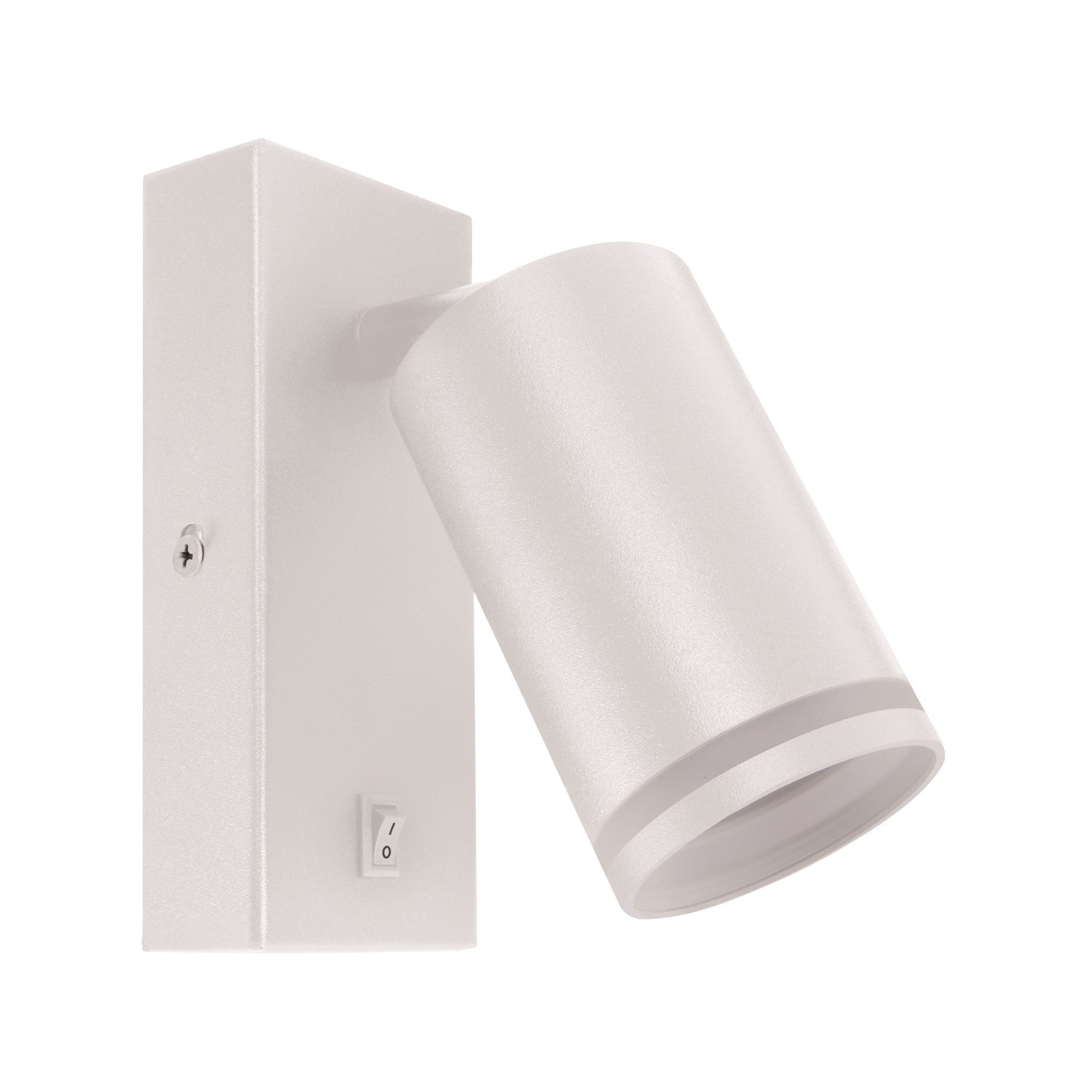 Lampa ścienno-sufitowa GU10 ZULA 1xGU10 35W kolor biały z włącznikiem