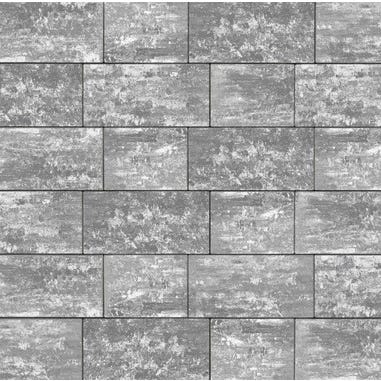 Kostka brukowa System 15 gr. 6 cm, wym. 15x20 / 15x30 cm , szary colormix, 10,5 m2/pal, Certus