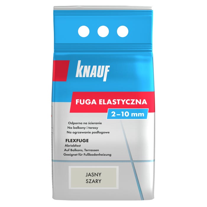 Fuga elastyczna Knauf jasny szary 1.5 kg