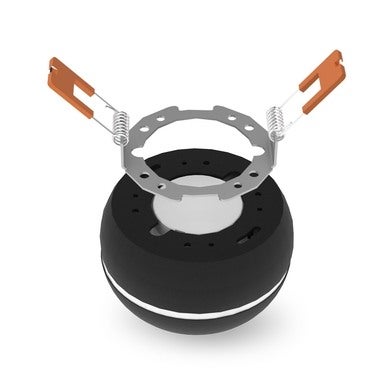 Oprawa natynkowa spot Videx GX53 czarna kula 3