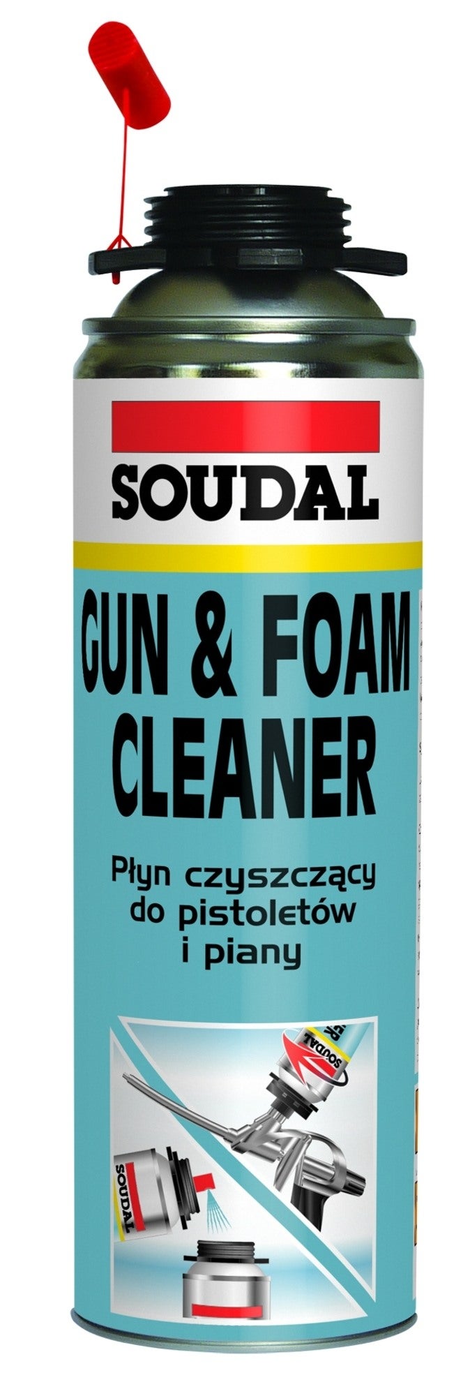 Płyn czyszczący do pistoletów i piany Soudal 0,5l 1
