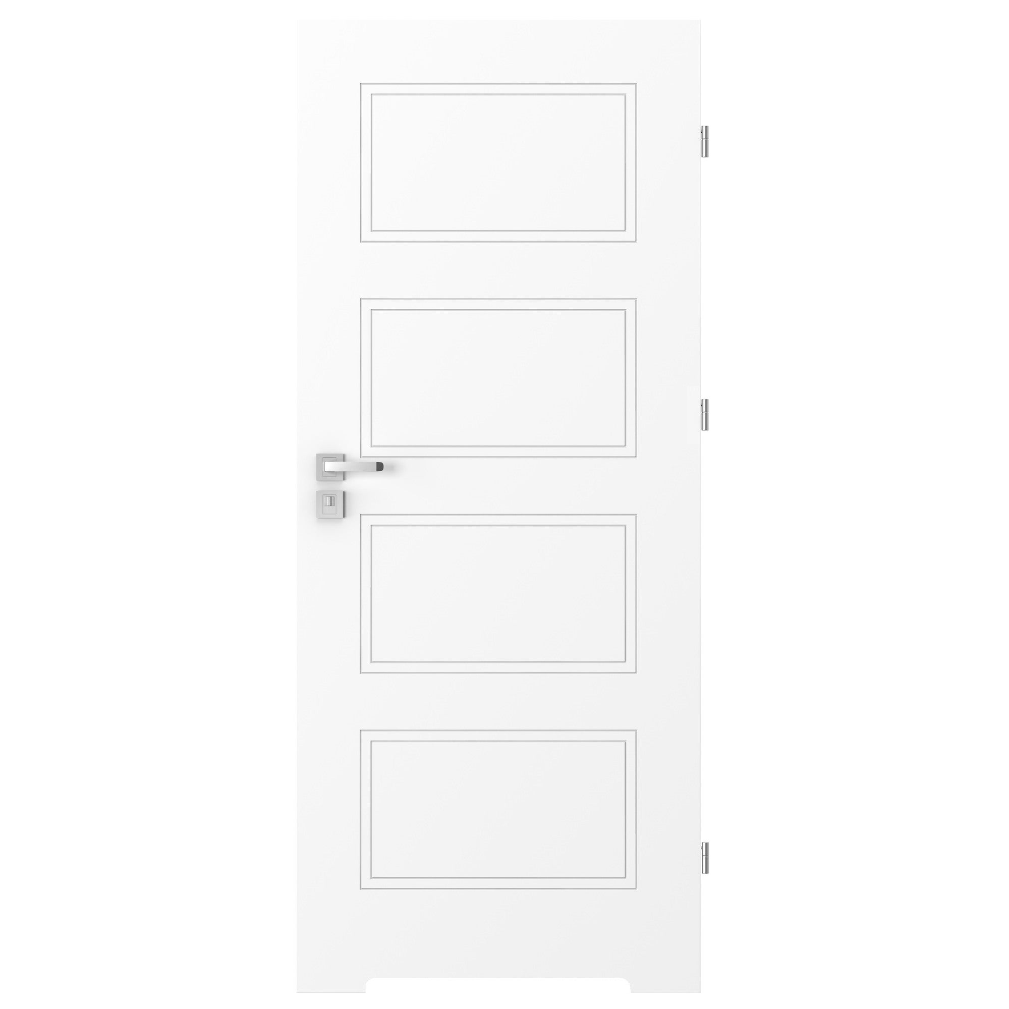 Skrzydło łazienkowe Trim 90 prawe białe