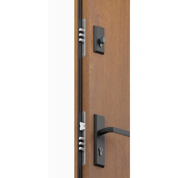 Drzwi stalowe BERLIN złoty dąb 80 lewe