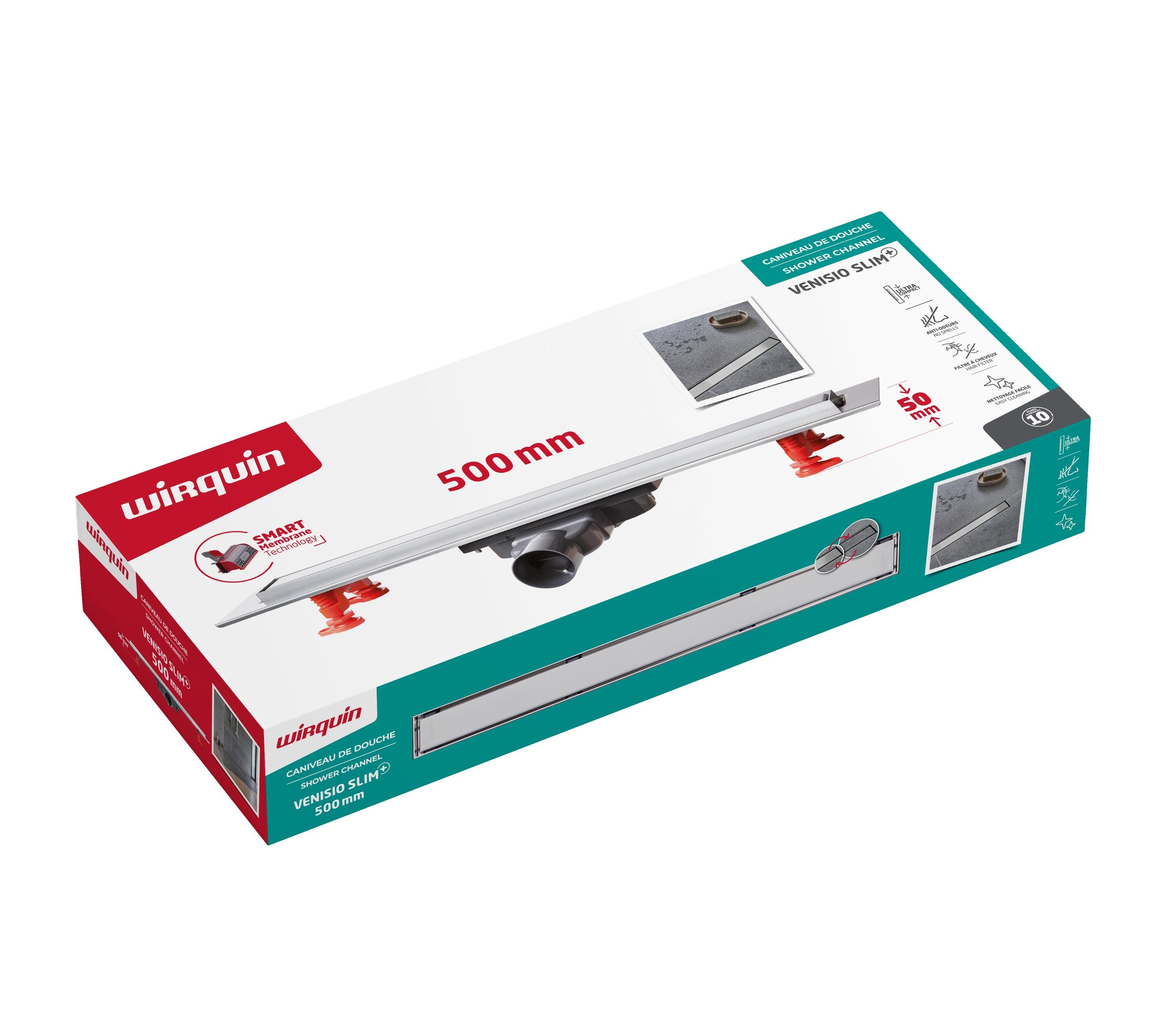 Odpływ liniowy Venisio Slim+ 500 mm 7