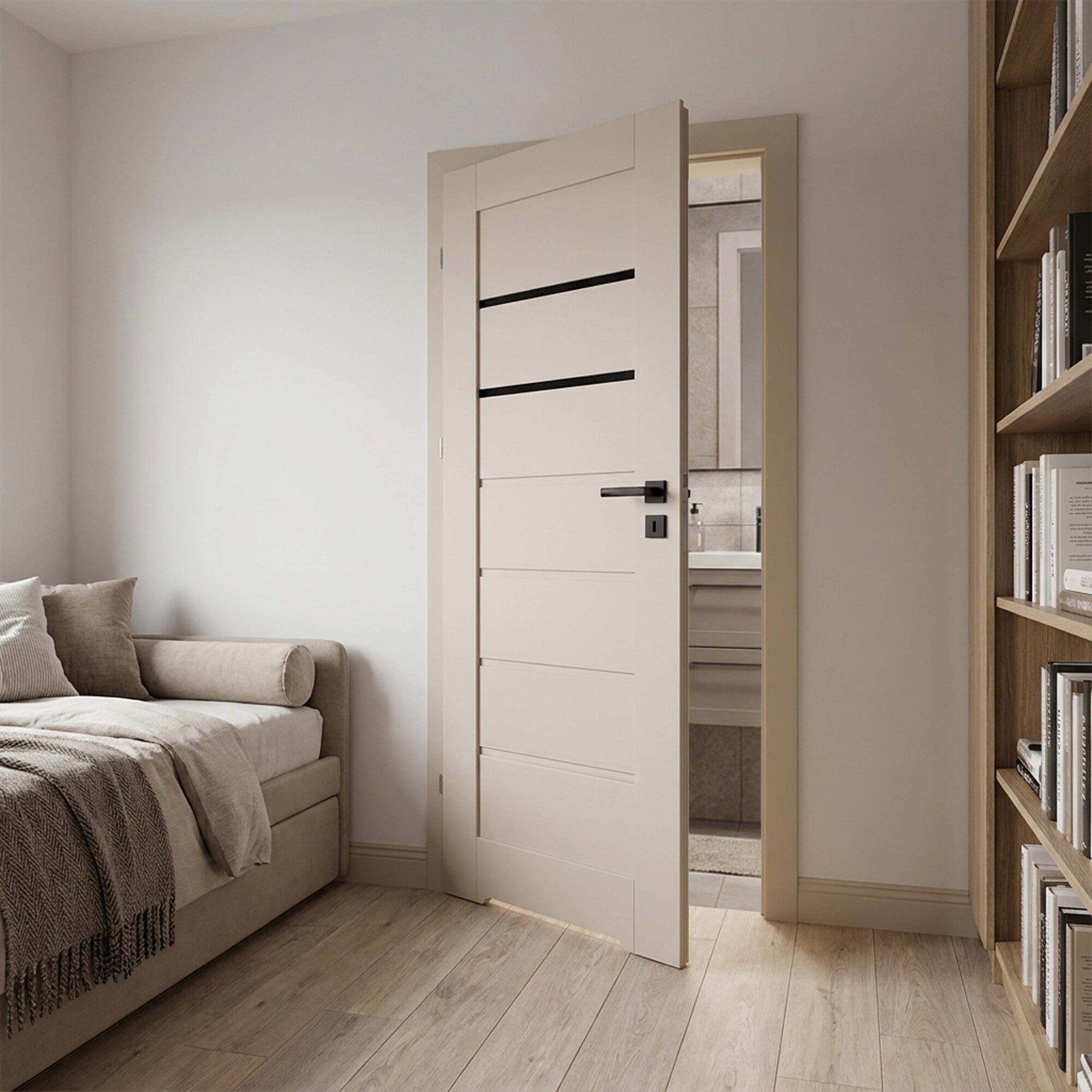 Skrzydło łazienkowe Hestia 70 lewe, cashmere 2