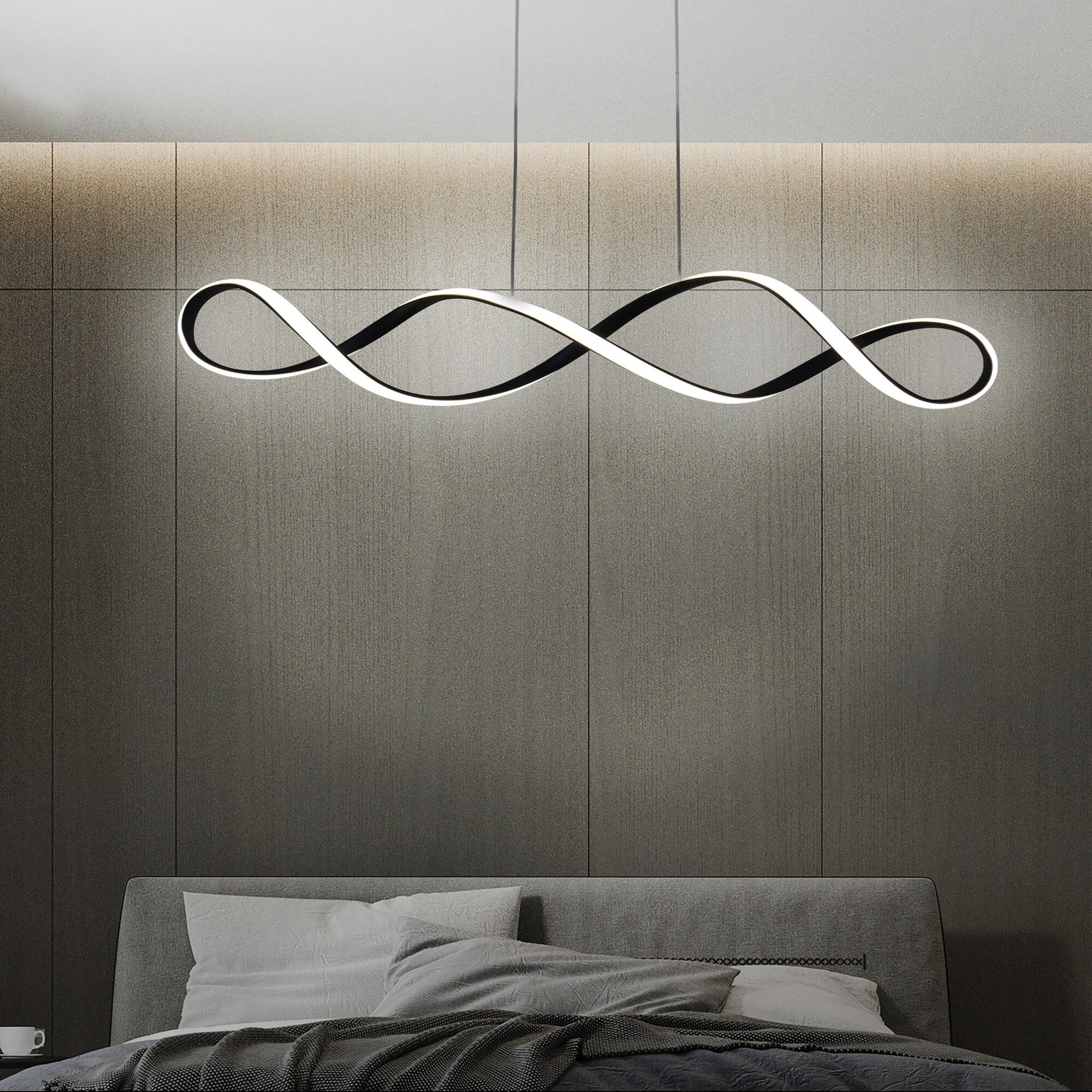 Lampa wisząca LED Infinito L 34W 5300lm czarna 3