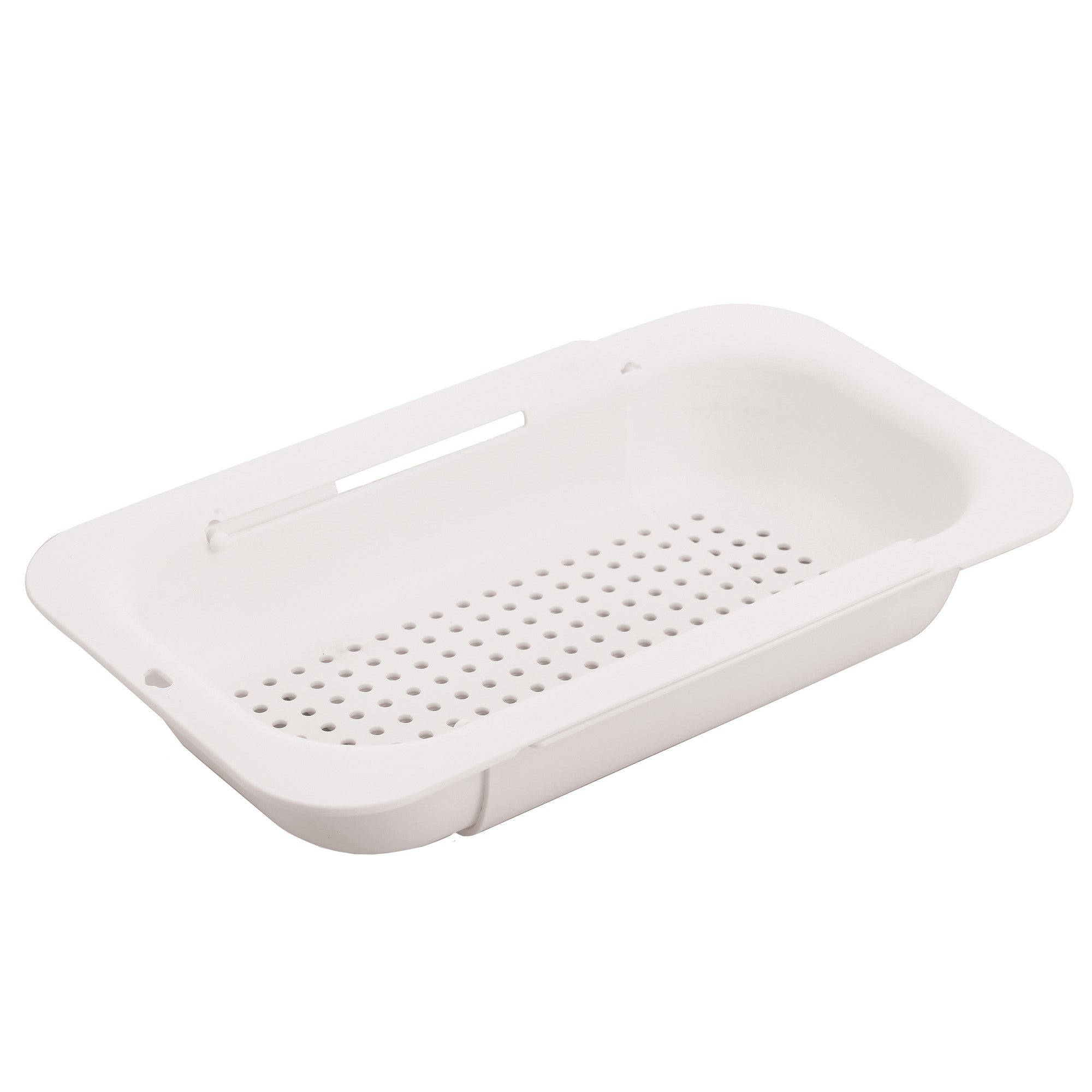 Ociekacz na zlewozmywak rozsuwany biały 0