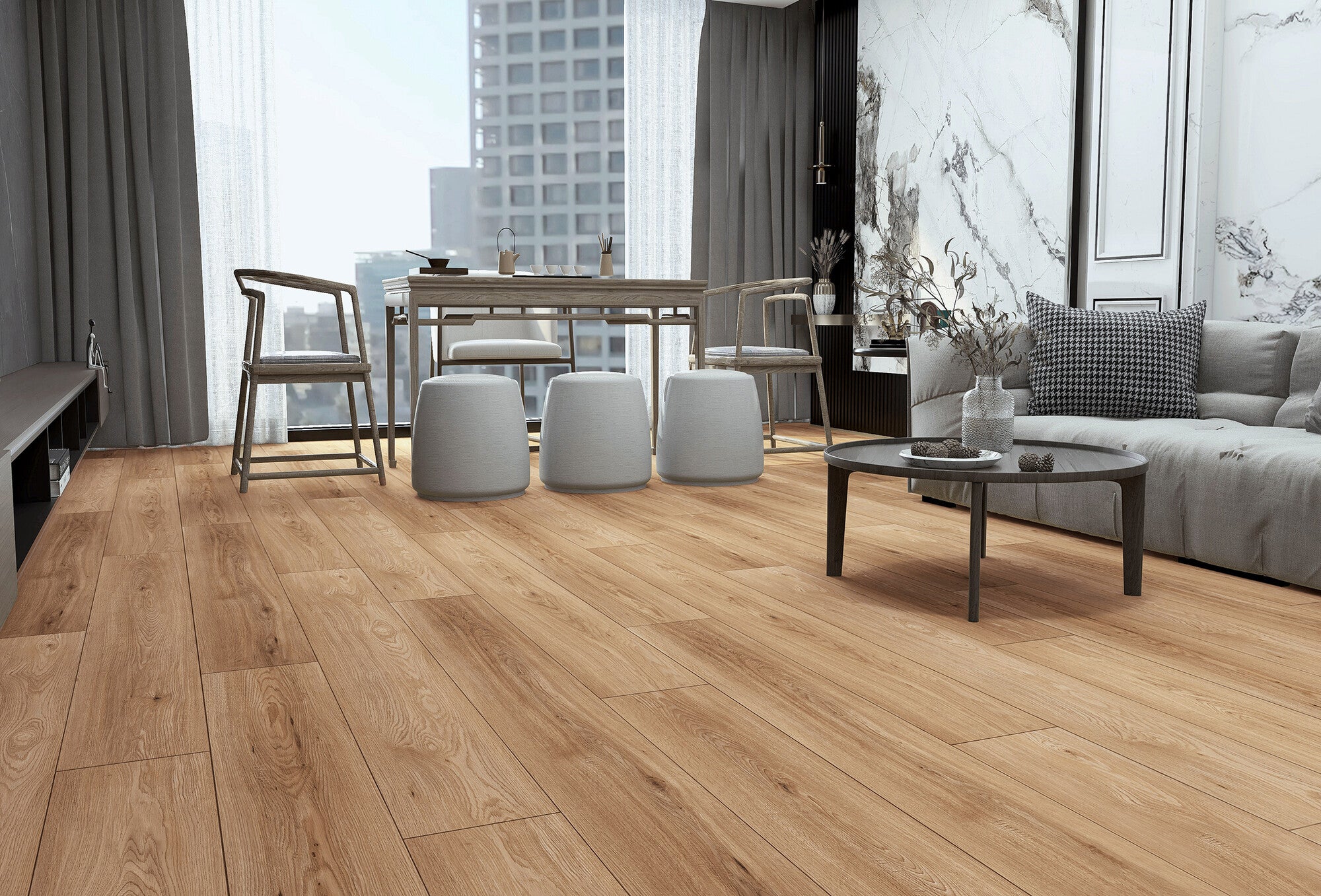 Panel winylowy SPC Dąb Arco kl.33, 5mm op. 1,83 m2 wodoodporny 1