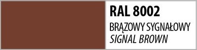 Spray Lakier akrylowy Ambro-Sol brązowy sygnałowy RAL8002 400ml 1