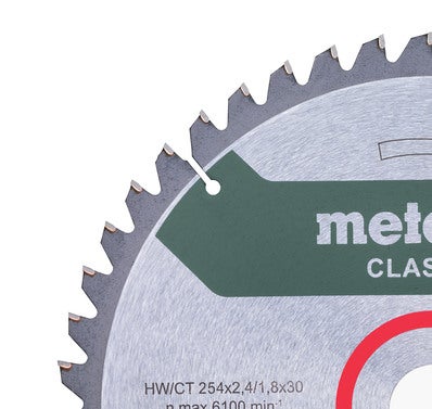 Piła widiowa do drewna 254 mm 48Z, otwór 30 Metabo 1