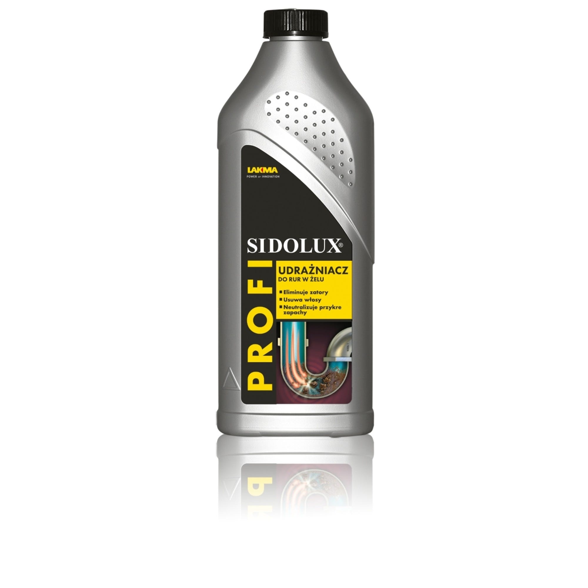 Żel do udrażniania rur Sidolux Profi 1l 0