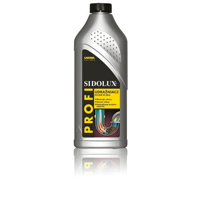 Żel do udrażniania rur Sidolux Profi 1l