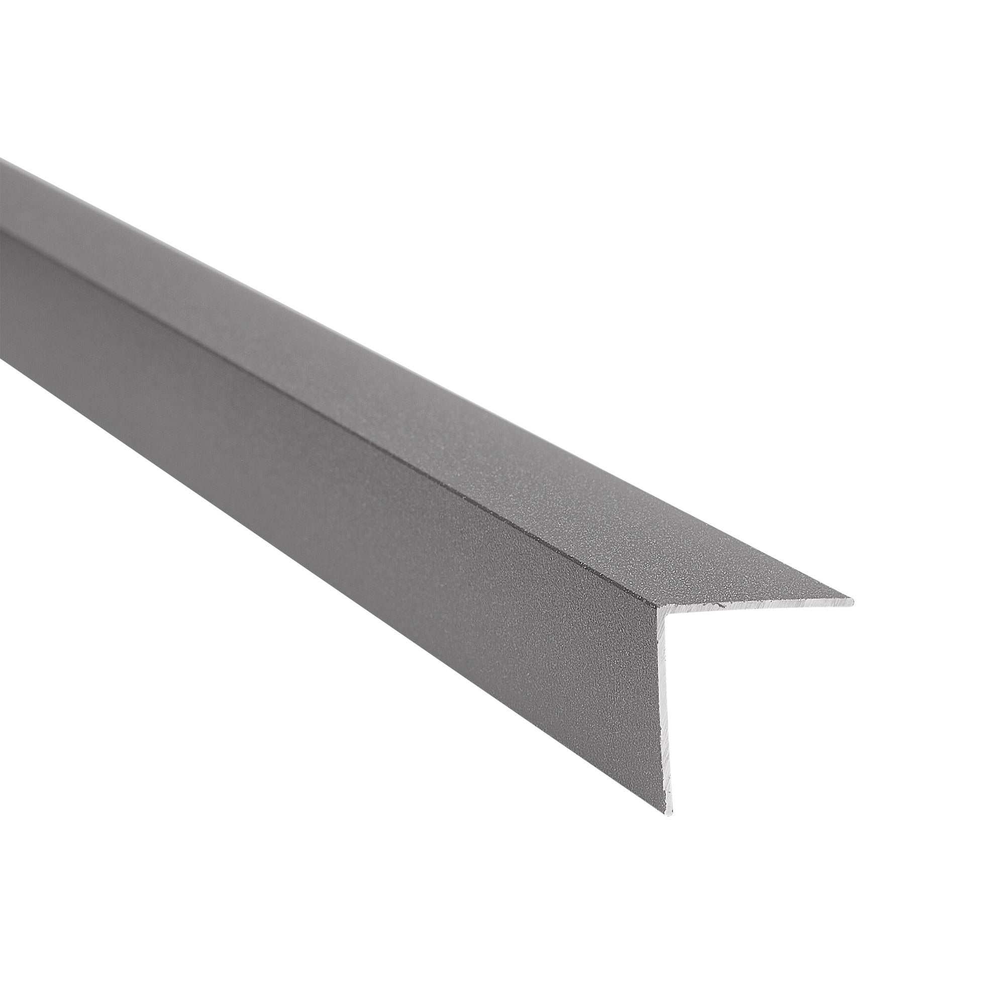 Kątownik aluminiowy ciemnoszary 20x20x1mm 2.6m