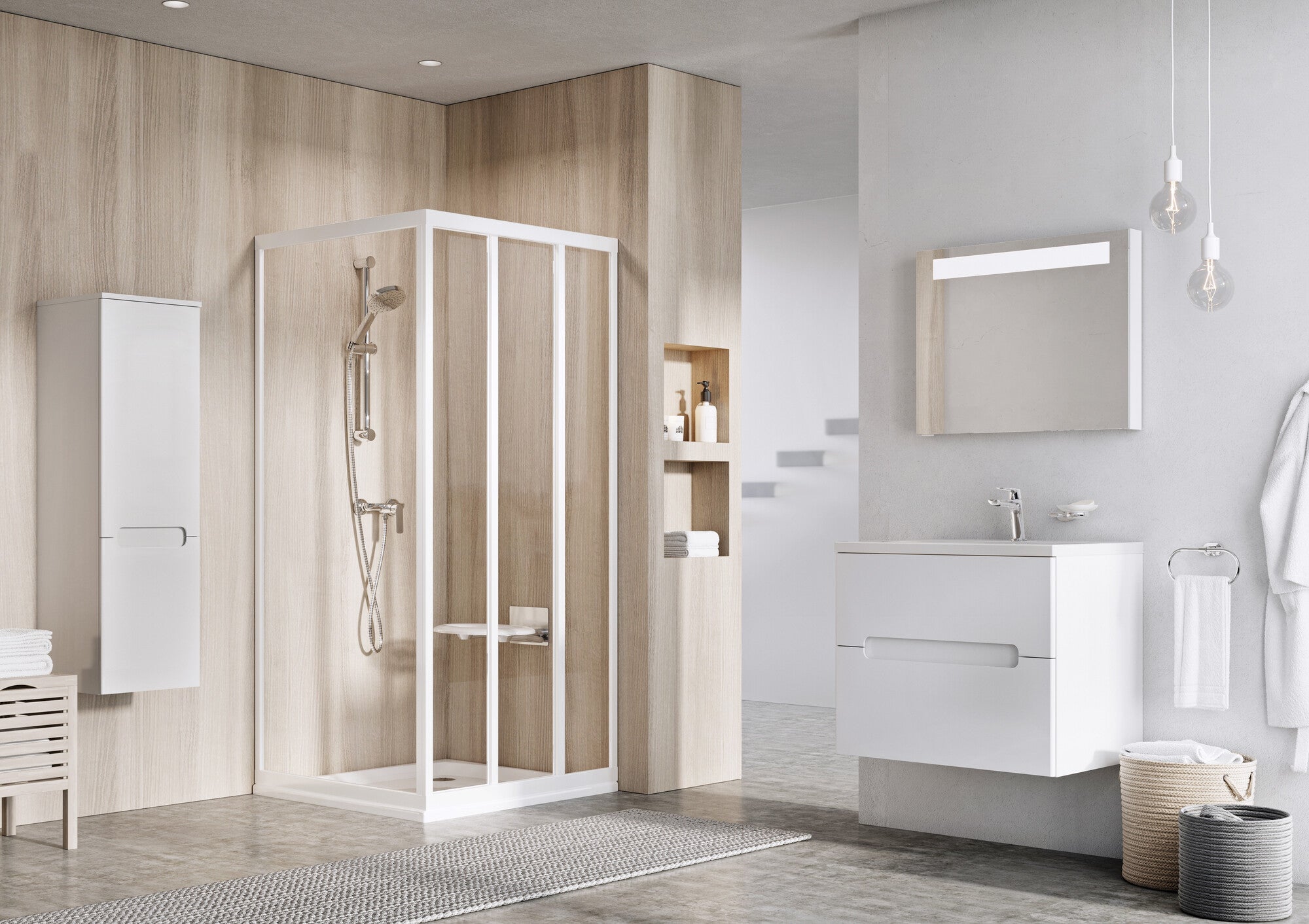 Ścianka prysznicowa Ravak Supernova 90 x 198 cm 1