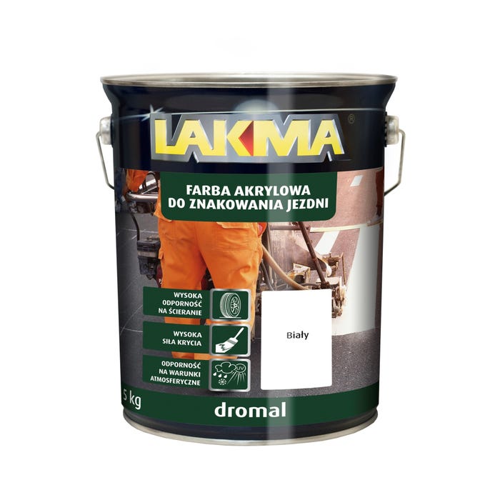 Farba do znakowania Dromal Lakma biały 5kg