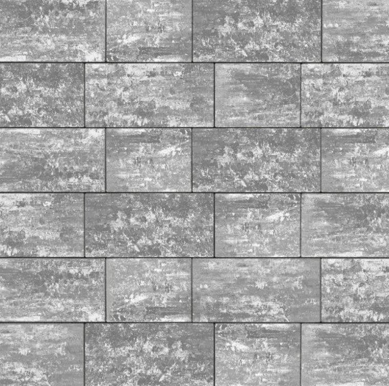 Kostka brukowa Certus System 15 szary colormix gr. 6 cm gładka wym. 15x20 / 15x30 cm, 9,6 m2/pal 0