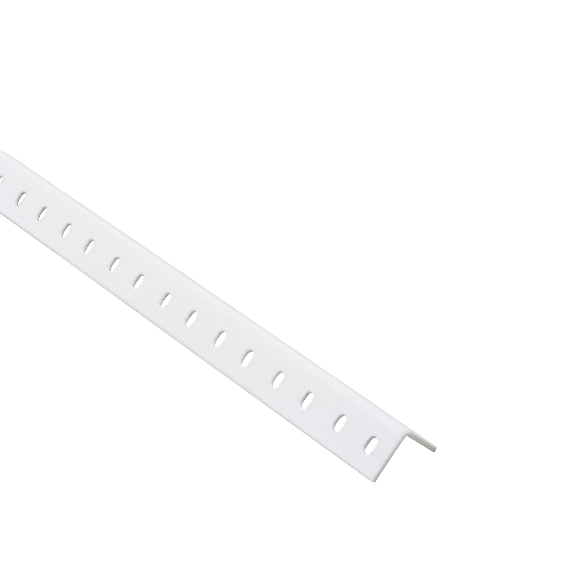 Kątownik stalowy biały 15.5x15.5x1.5mm 1m