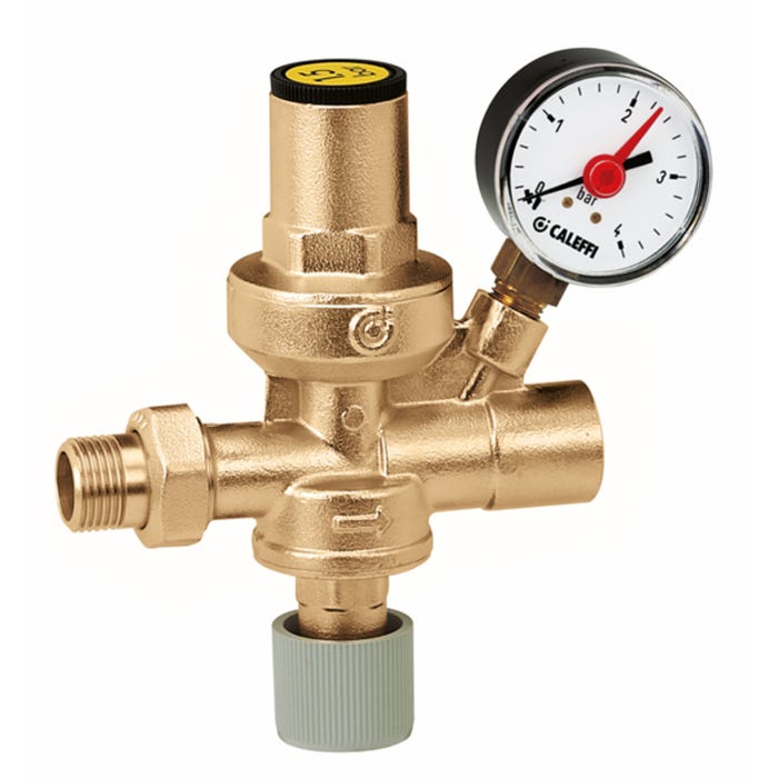 Automatyczny zawór Caleffi 1/2 z manometrem 553