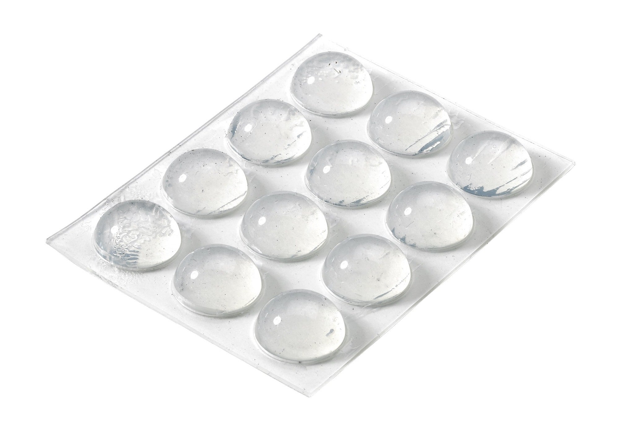 Odbojniki drzwiowe samoprzylepne 16x8 mm 12 szt.