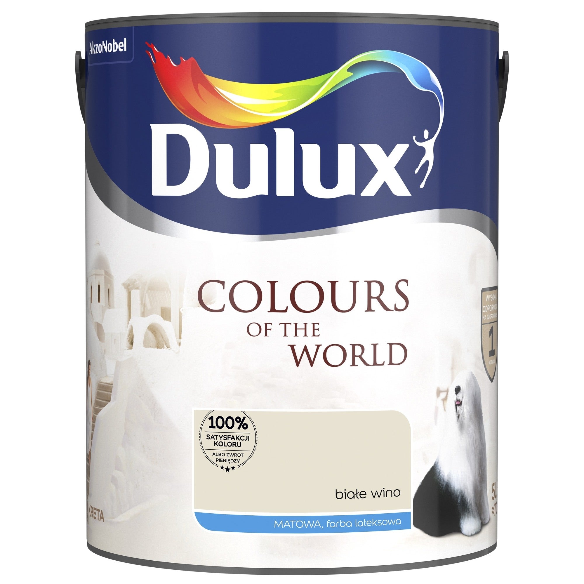 Farba Dulux Kolory Świata białe wino 5l 1