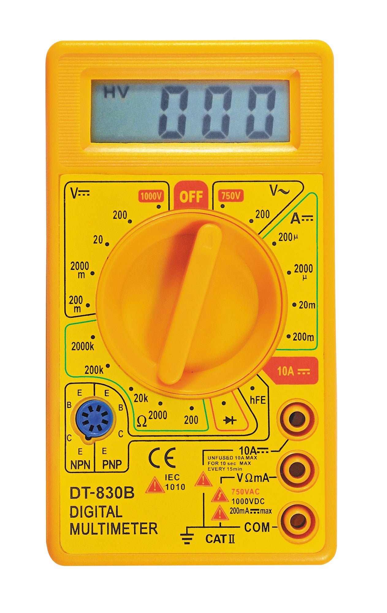 Miernik cyfrowy V12 750V AC 0