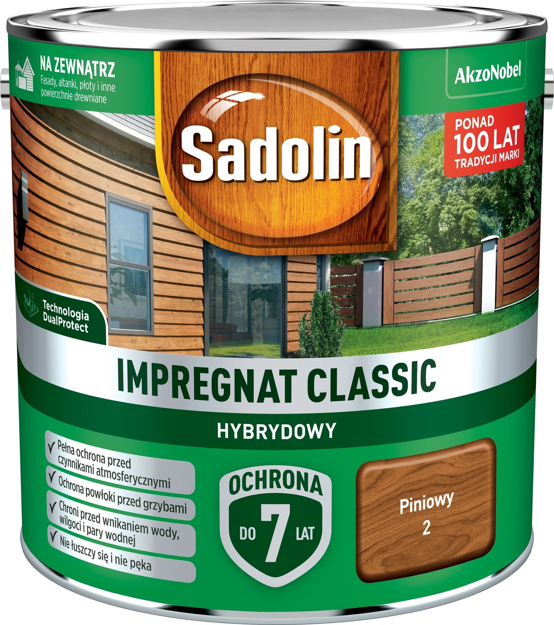 Impregnat hybrydowy Sadolin Classic piniowy 2,5l