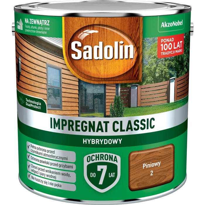Impregnat hybrydowy Sadolin Classic piniowy 2,5l