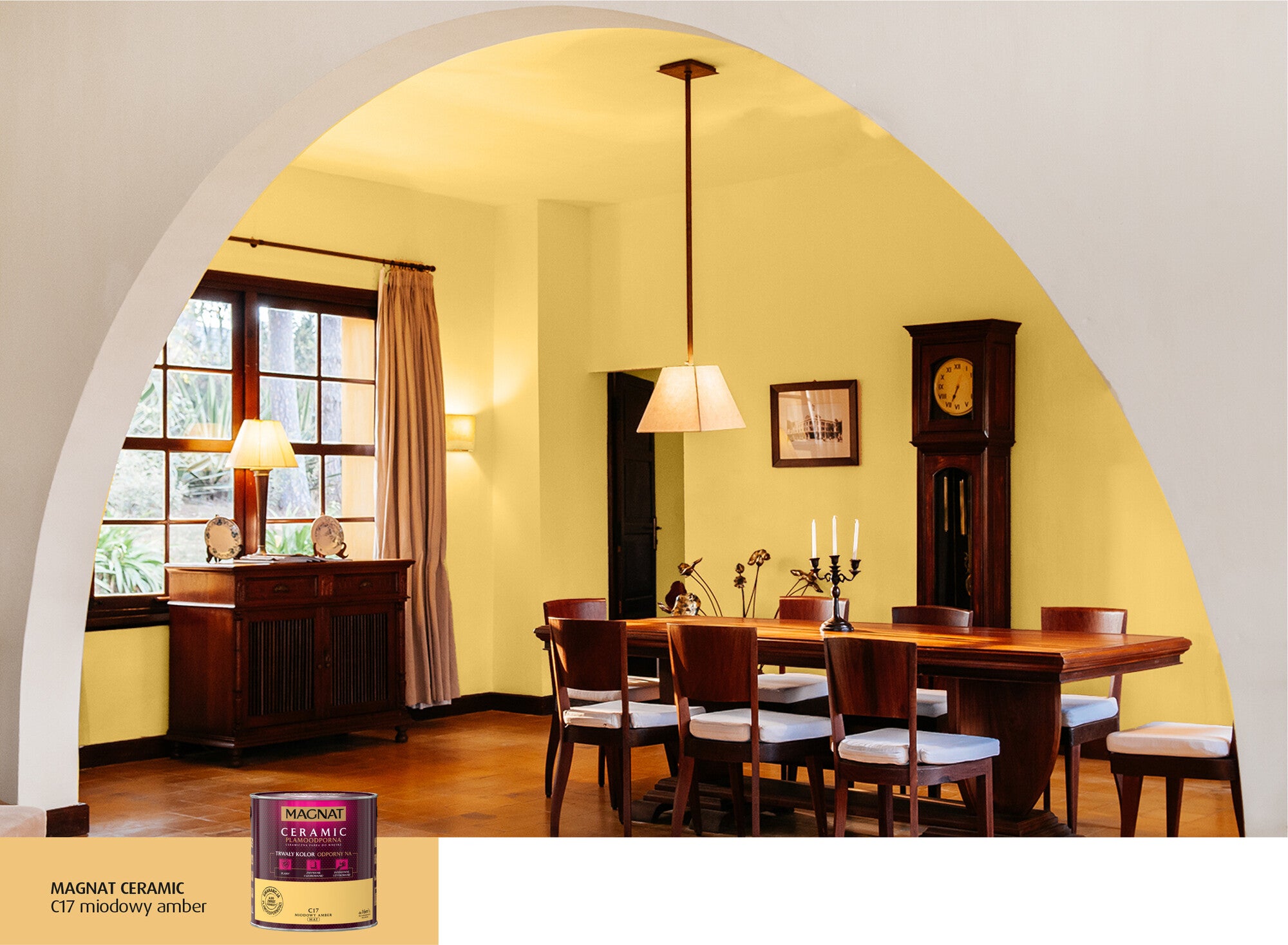 Farba Magnat Ceramic miodowy amber 2,5l 1