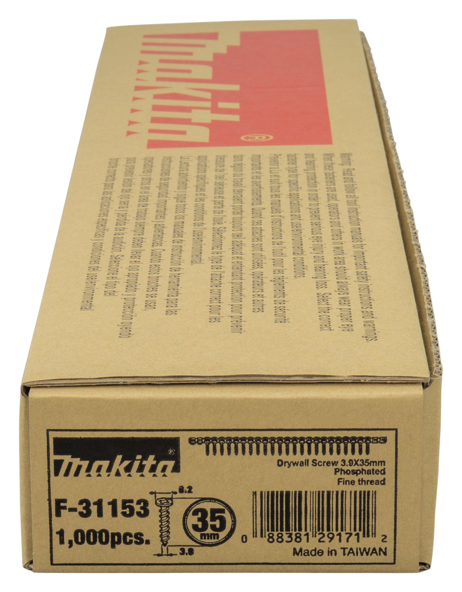 Taśma z wkrętami PH2 3,9x35 mm, 1000 szt. 1