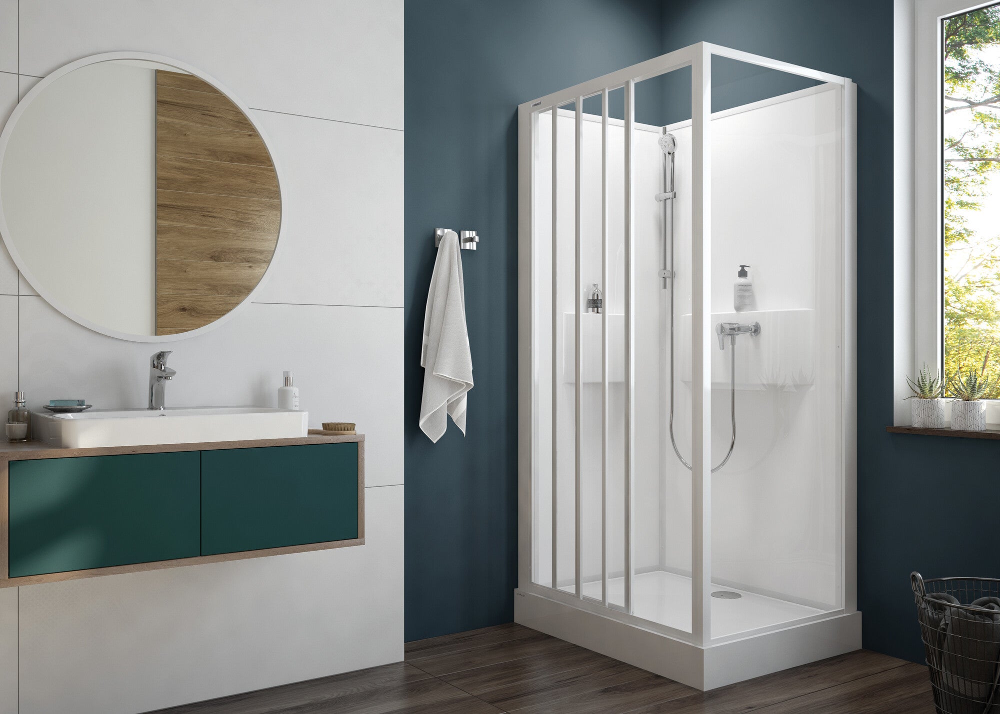 Kabina prysznicowa Sanplast Basic 80x120 cm 1