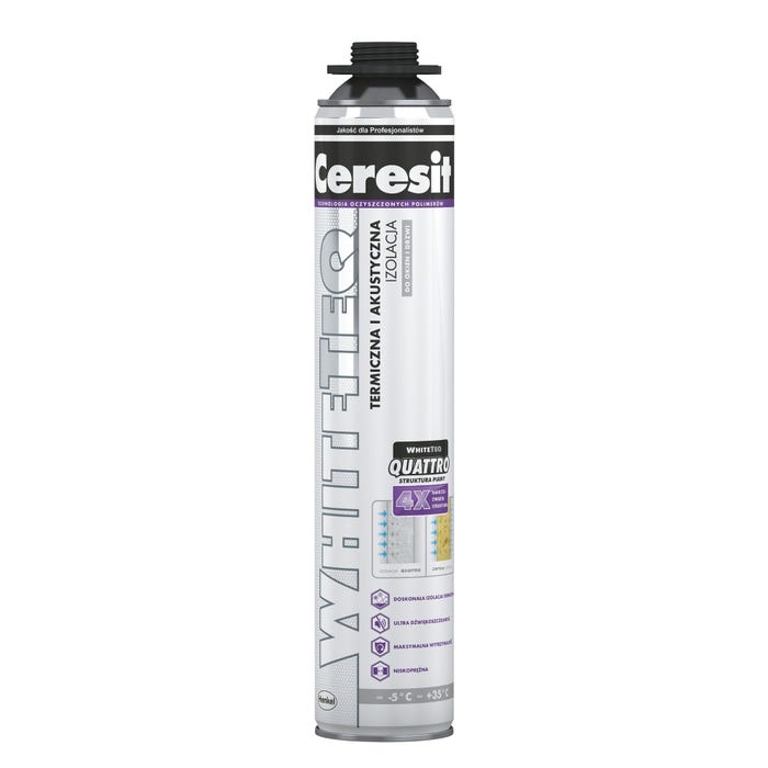 Piana pistoletowa Ceresit WhiteTEQ Quattro 750ml