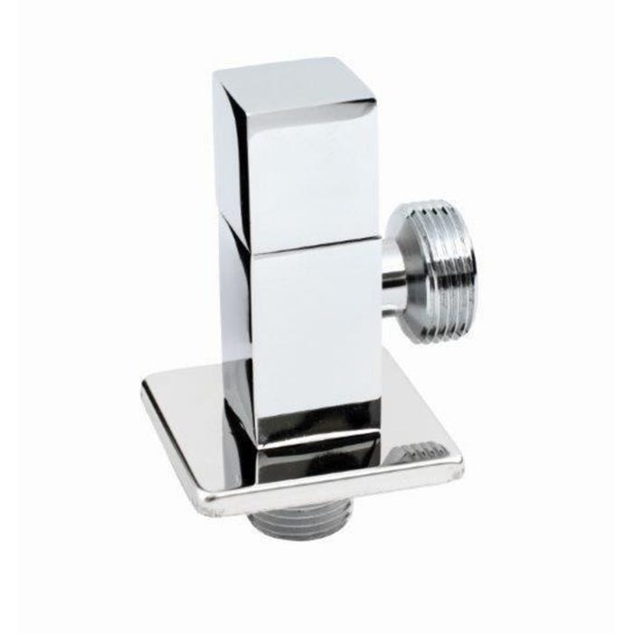 Zawór kątowy 1/2x3/4" z głowicą ceramiczną
