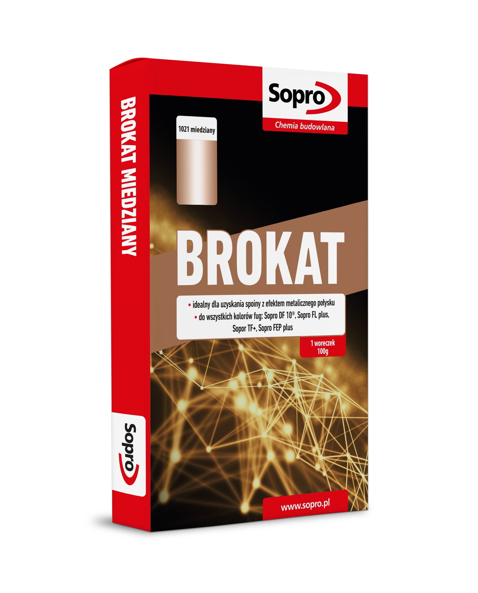 Brokat Sopro miedziany 100 g 0