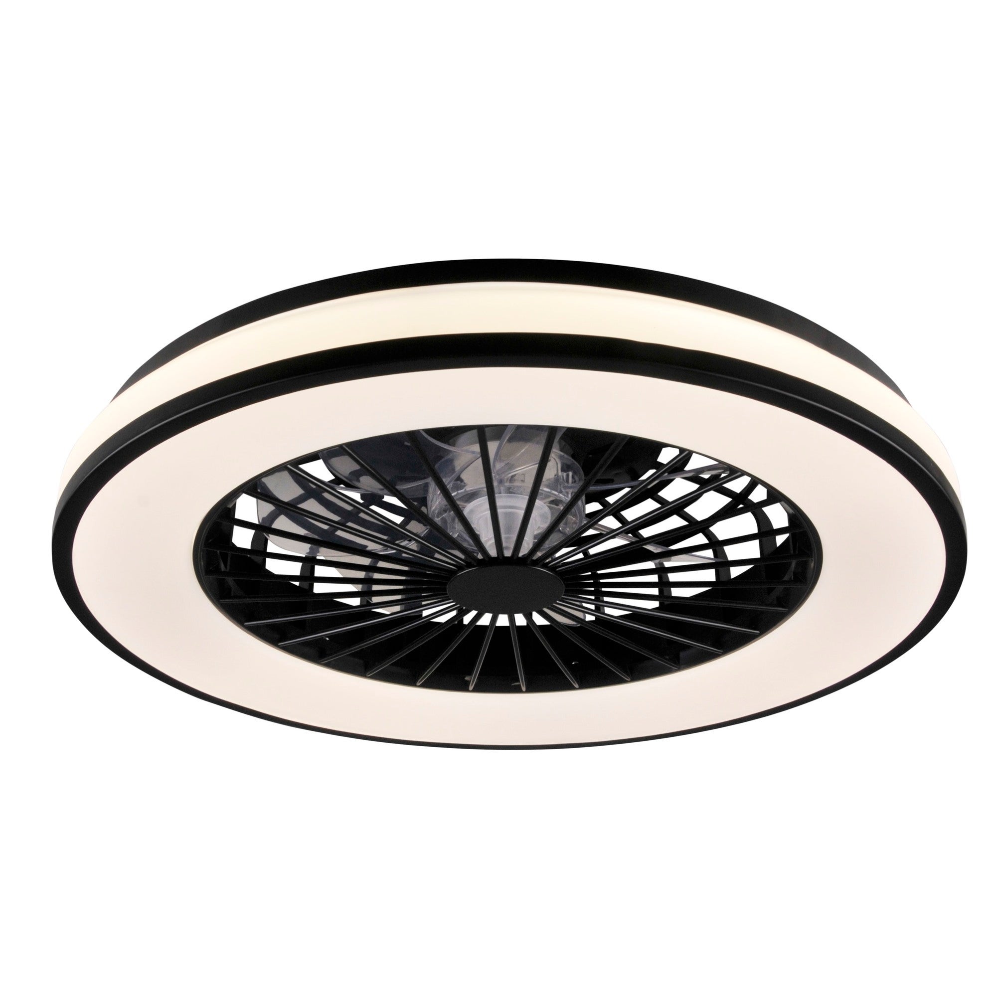 Plafon LED Kenya 48W 5300 lm IP20 z wentylatorem, czarny 1