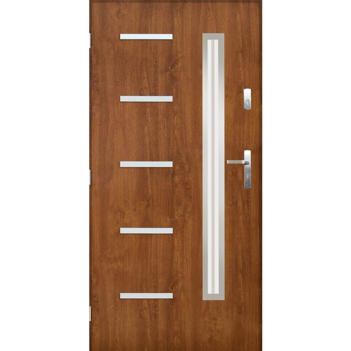 Drzwi zewnętrzne Nike Złoty Dąb 90 lewe