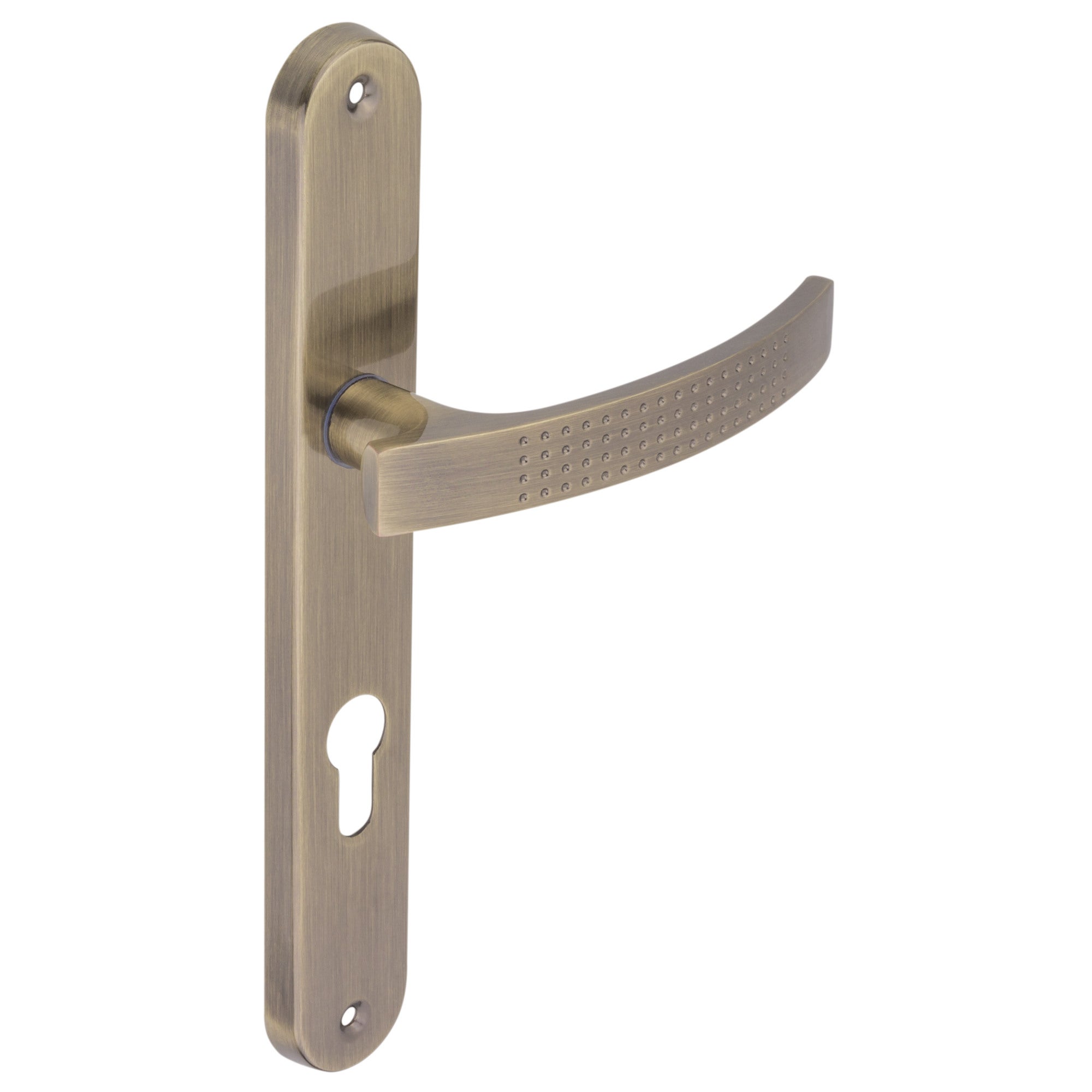 Klamka Argo 72 mm na wkładkę patyna