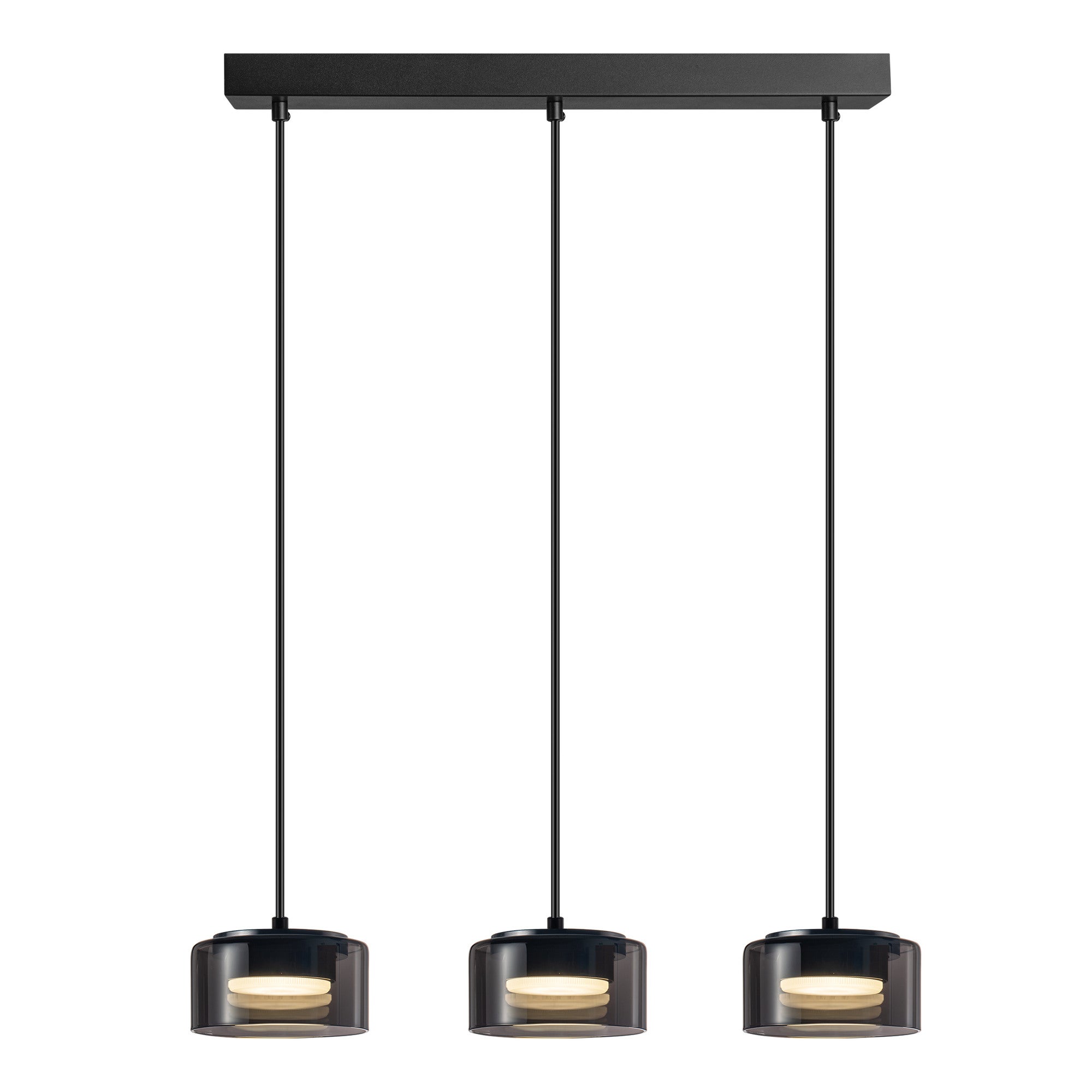 Lampa wisząca Ofelia 3xGX53 czarna 2