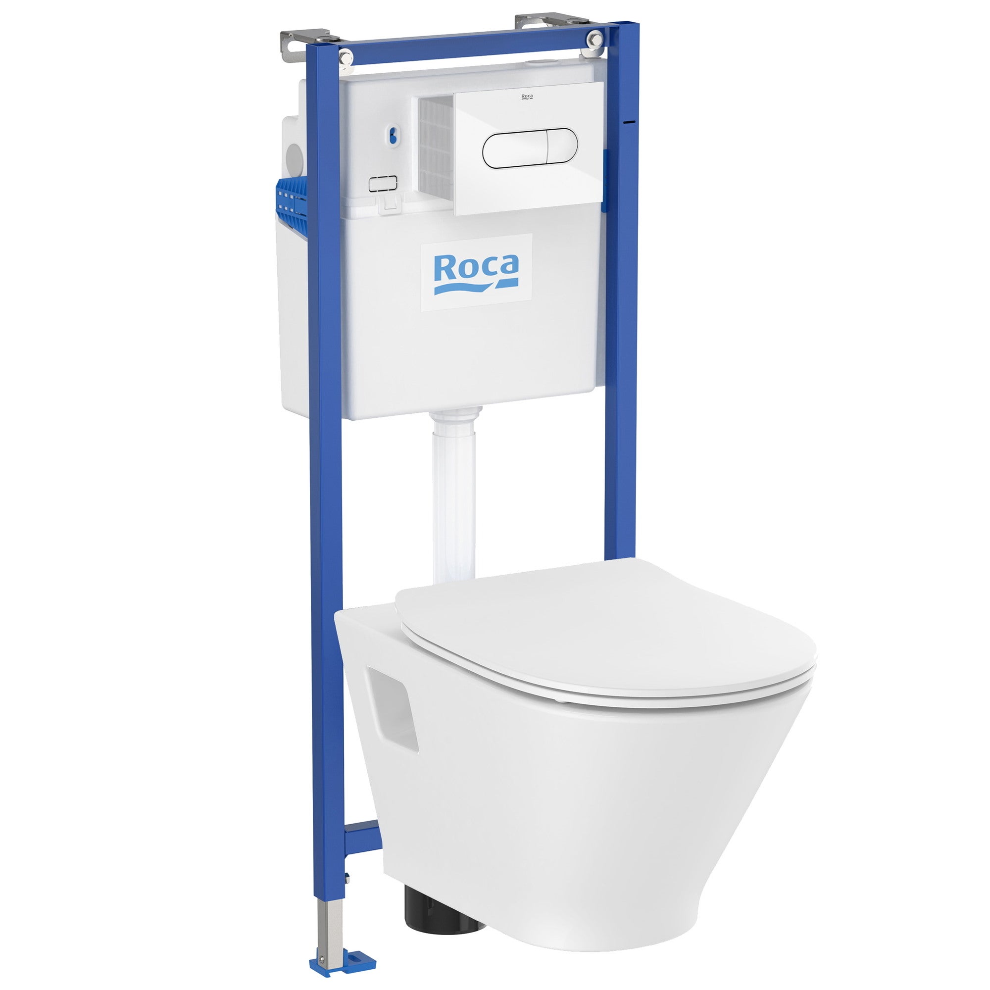 Zestaw podtynkowy WC Roca Villa Duplo Nova chrom