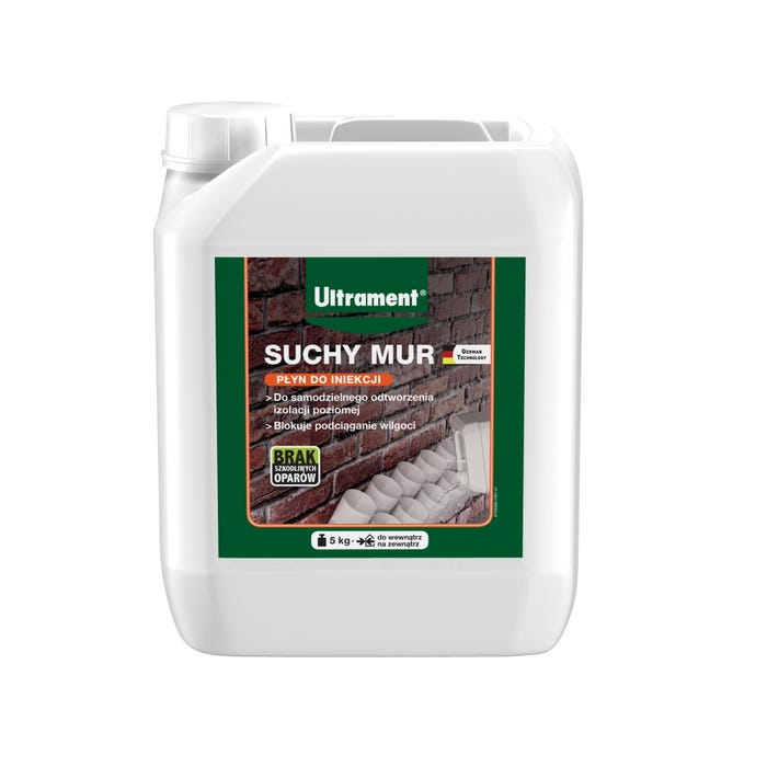 Hydroizolacja w płynie Ultrament Suchy Mur 5 kg