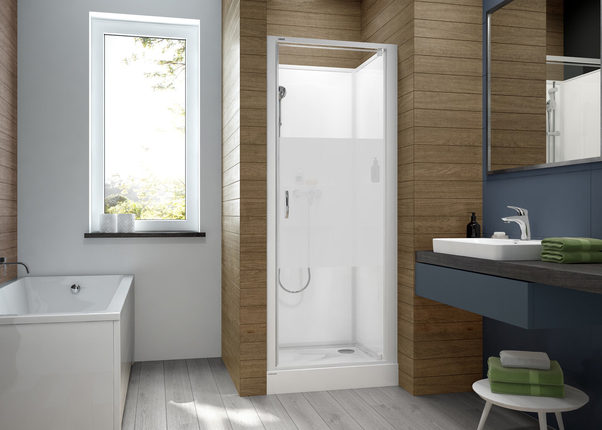 Kabina prysznicowa Sanplast Basic 70x70 cm 1