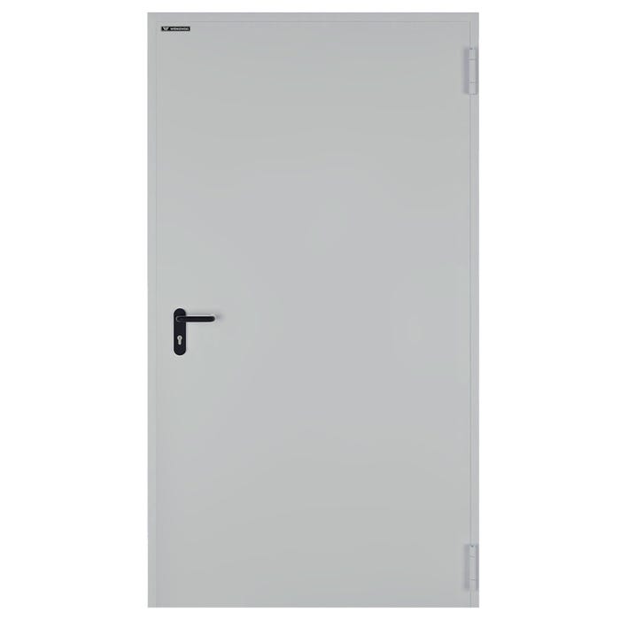 Drzwi techniczne Technical przeciwpożarowe EI30 90 prawe RAL 7035