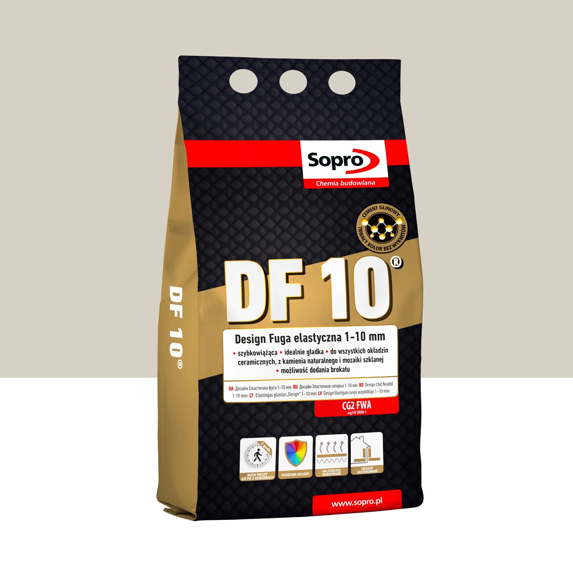 Fuga elastyczna Sopro DF 10 JASNY BEŻ 29 4kg