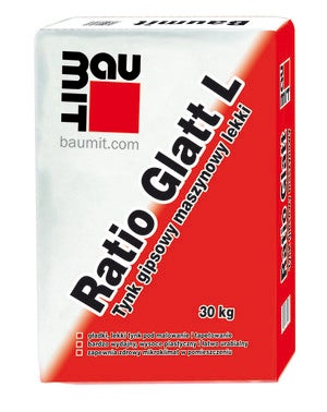 Tynk gipsowy maszynowy lekki Baumit Ratio Glatt L 30 kg 0