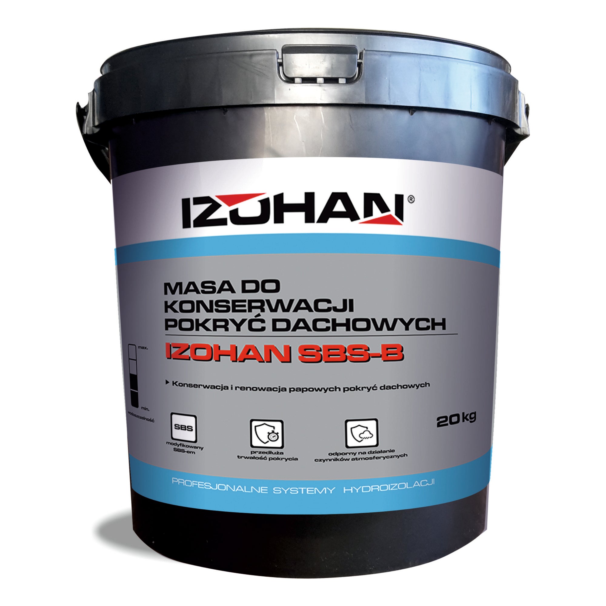 Masa asfaltowa Izohan SBS-B 20 kg 0