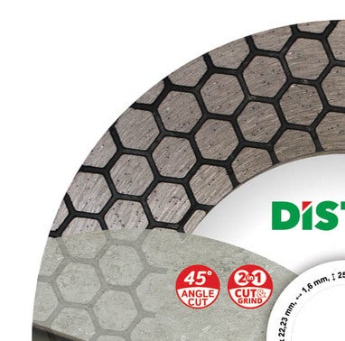 Tarcza diamentowa pełna 125x22.23 mm 2w1 EDGE DRY 1