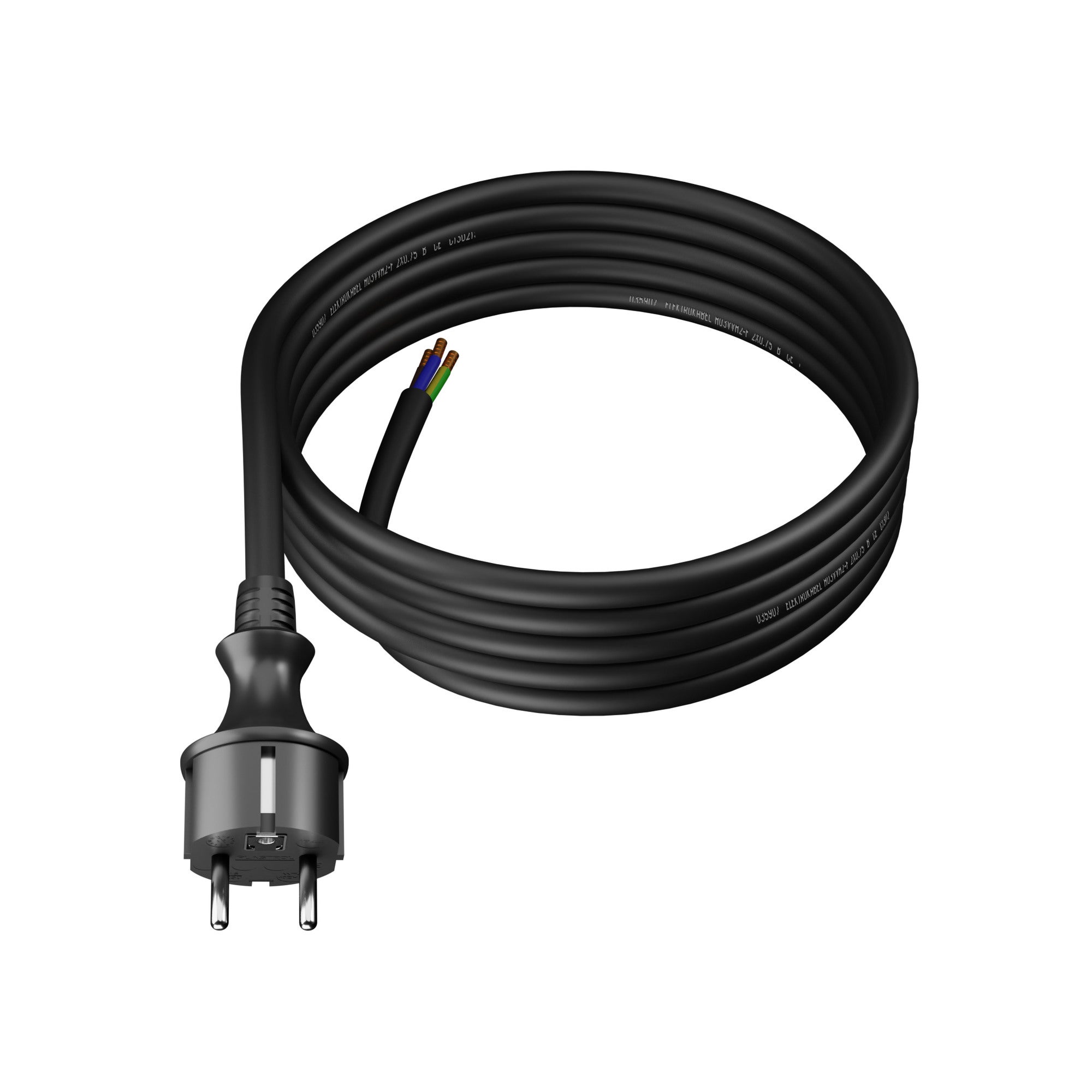 Przewód z wtyczką 3m 3x2.5 guma 4