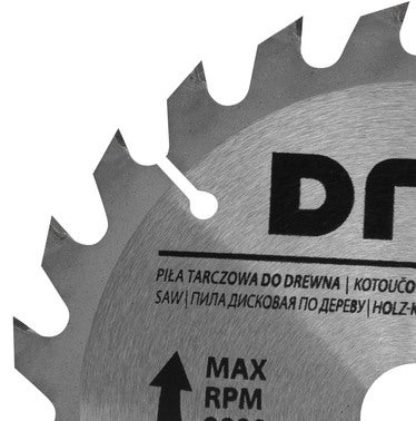 Piła widiowa do drewna 160 mm 24Z, otwór 12,7/16/20 2