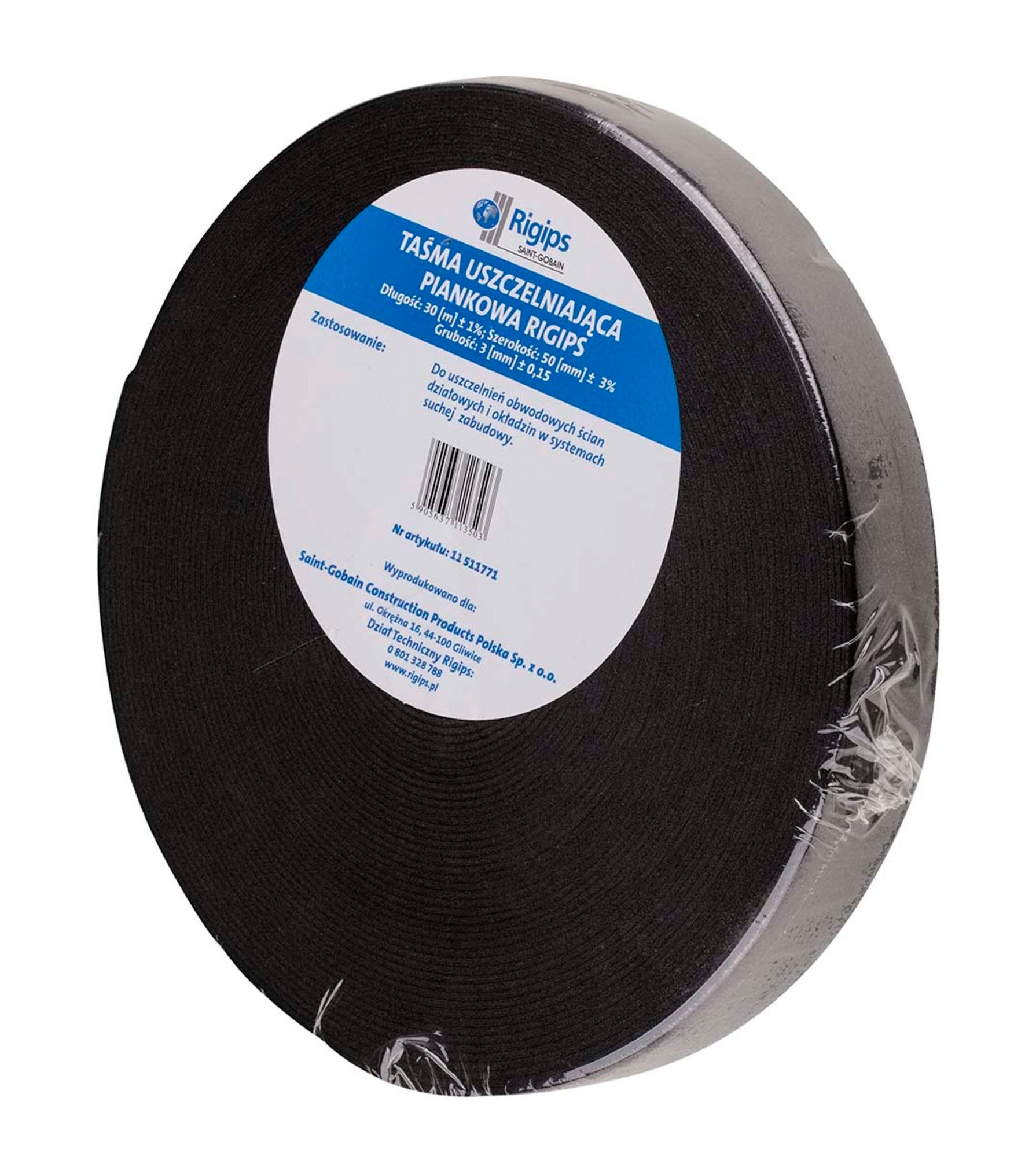 Taśma uszczelniająca piankowa do profili 50 mm Rigips 30 mb 1